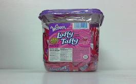 L/TAFFY JAR 145CT STRAWBERRY*