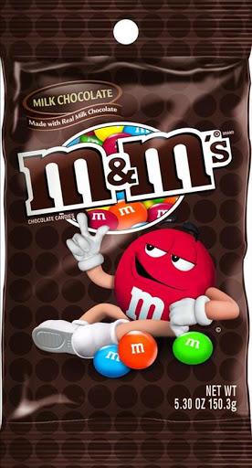 M&M 12CT PLAIN 5.3oz PEG PK