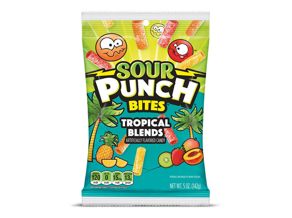 SOUR PUNCH BITE TRP BLD 5Z 1CT - PEG BAG - 20767R