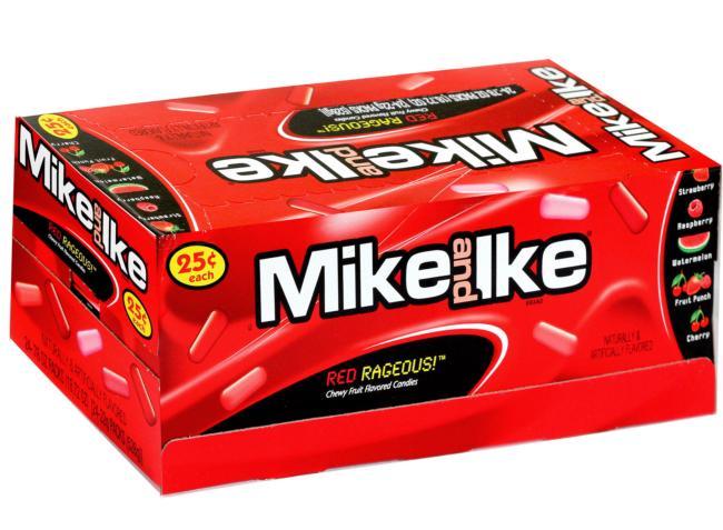 MIKE IKE RED RAGS $0.25C 24CT