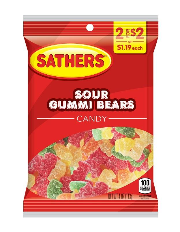 SATHER 2/$2 SR GUMMI BEAR 12CT