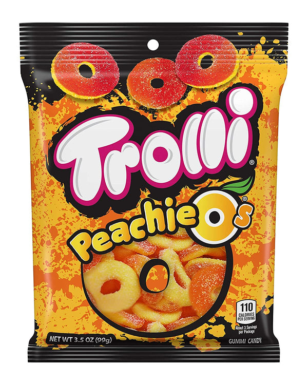 TROLLI PEACHIE OS 4.25Z PEG - PEG BAG - 220862R
