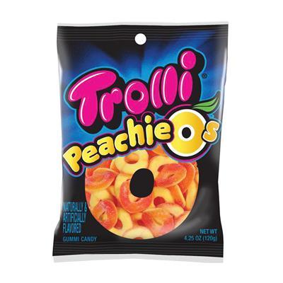 TROLLI PEACHIE OS 4.2Z 12CT - PEG BAG - 220862