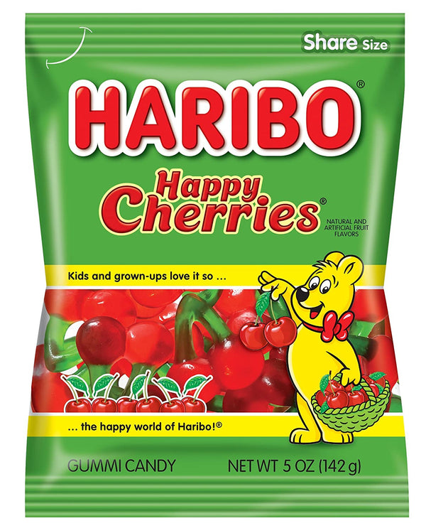 HARIBO HAPPY CHERRIES 5Z (R) - PEG BAG - 30511R