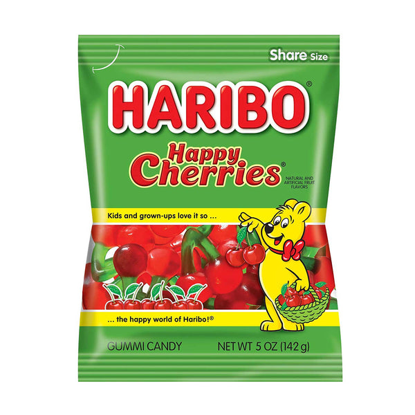 HARIBO HAPPY CHERY 5Z BX 12CT* - PEG BAG - 30511