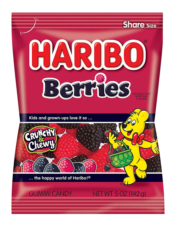 HARIBO BERRIES 5Z - PEG BAG - 30514R