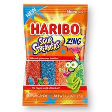 HARIBO SOUR SCREAMER 12/4.5oz* - BOX PEG BAG - 30530