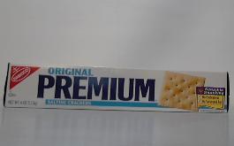 CONV BOX PREM SALT CRKR 4oz*-- - PREMIUM SALTINE CRACKERS - 401620
