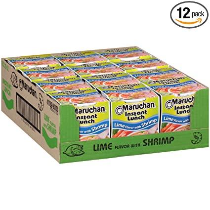 MARU LIME SHRM 2.25oz 12CT* - MARUCHAN - 407891