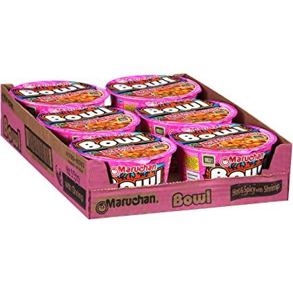 MAR BOWL H/S SHRM 3.31oz 6CT - MARUCHAN - 407895