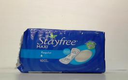 STAYFREE MAXI PADS 10CT - 8HR - 506100