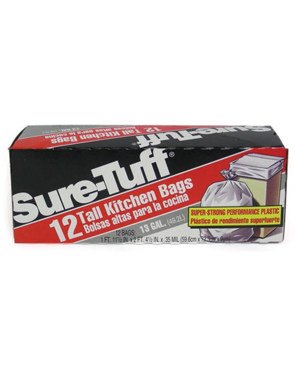 SURE TUFF 13gal TRASH BAG - 12-1CT 0 PER CASE - 506768