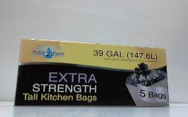 TRASH BAG 39G 5PC - 5CT - 506788