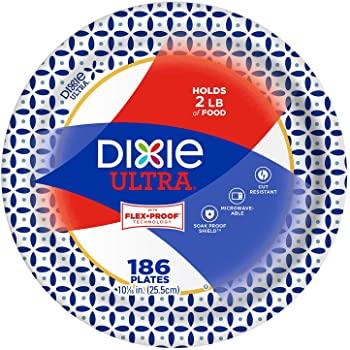 DIXIE PARTY PLAT 10-1/16 186CT - 170CT PRINT - 507138