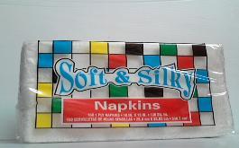 SOFT & SILKY NAPKINS - 160 1 PLY - 507447