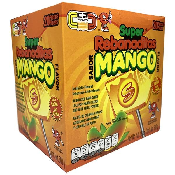 SUPER REBANADITAS MANGO 20CT