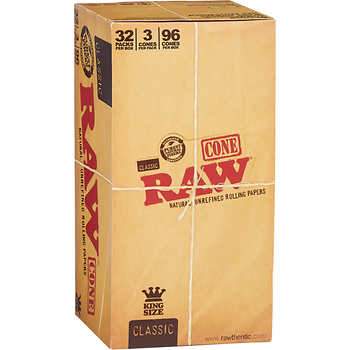RAW CONE KING 32/3PK CLASSIC* - 3 CONES PER PACK - 535125