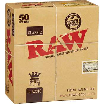 RAW CLASSIC KG SLIM 50CT - ROLLIN PAPER - 535126
