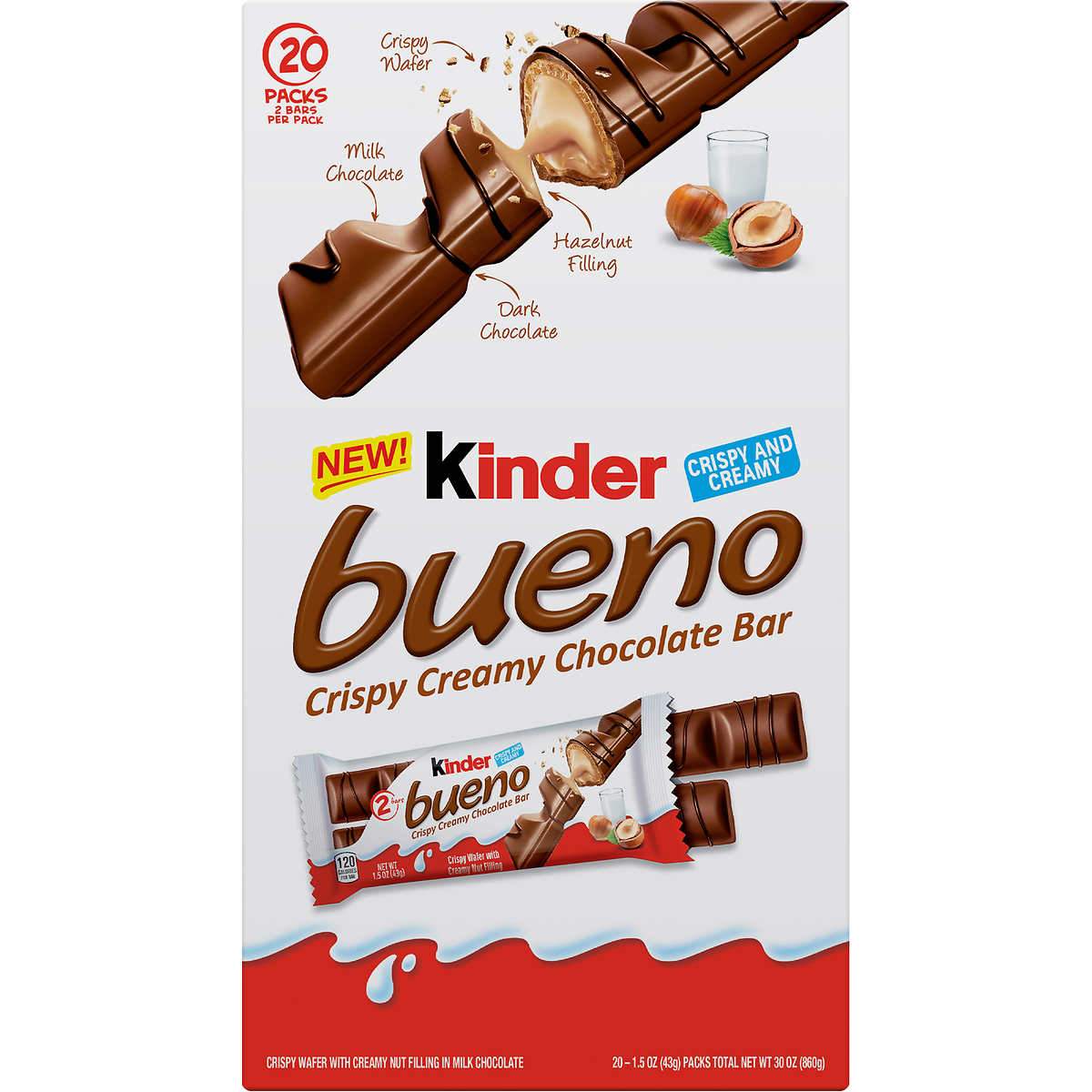 KINDER BUENO 1.5oz 20ct*
