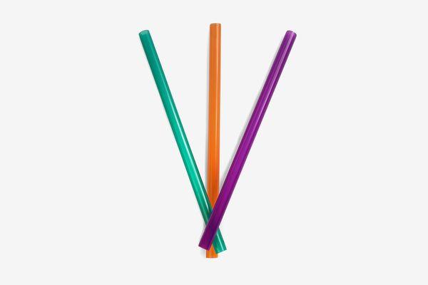 FAMILY M DRINKING STRAWS 100PC - FAMILY MAID 0.6CMX21CM - 601724