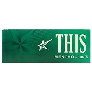 THIS 100 MENTHOL BOX