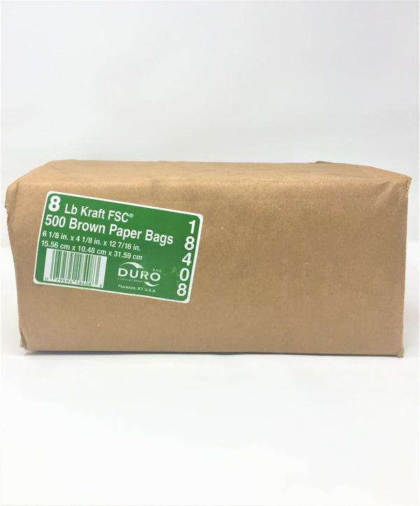 PAPER BAGS #8 500CT* - 4 PER BALE - 610500