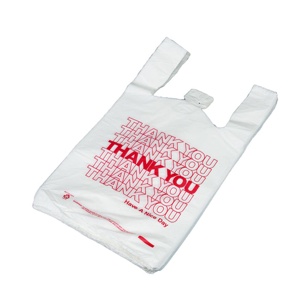 BAG 10X5X18 MEDIUM THANK YOU* - T-SHIRT BAG  1000CT - 610922