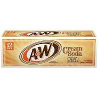 A&W CREME SODA CAN 12OZ/12CT - 665054