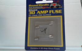 RM GLASS FUSE 30 AMP - 1CT 144/CASE - 698074
