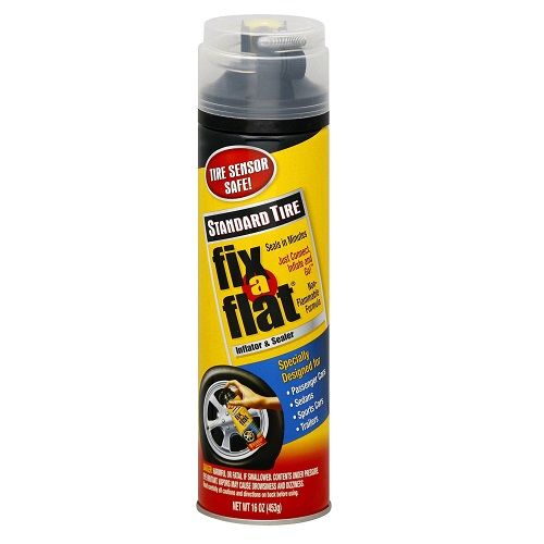 FLAT FIX WITH HOSE 12/12oz CS* - MECHANICS AIR FORCE TIRE INFLATOR WITH HOSE 12CT C - 703515