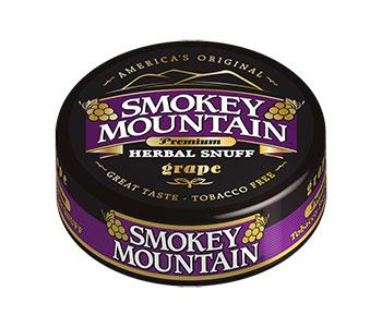 SMOKEY MT GRAPE  SNUFF 10CT
