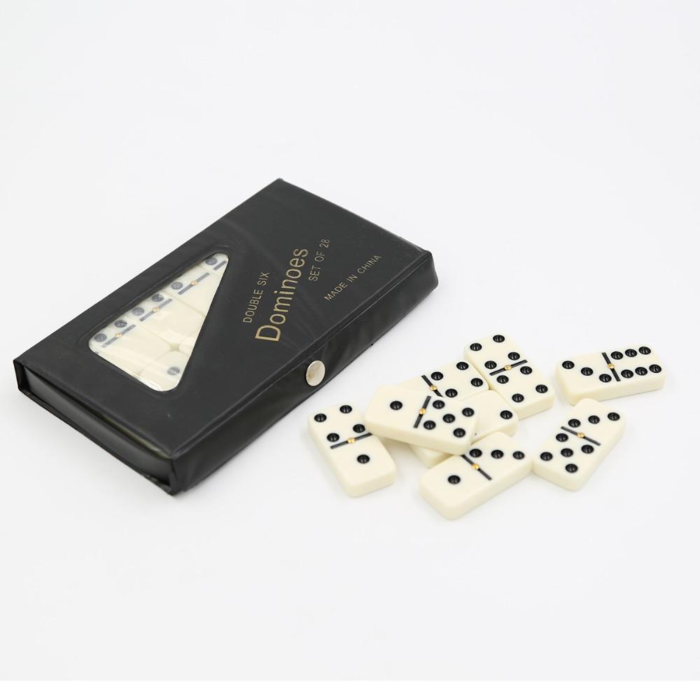 DOMINOES DBL SIX STND WHT 28C*