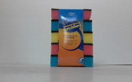 SCRUBBERS ABRASIVE SPONGE 5CT