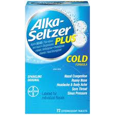 ALKA SELTZER PLUS COLD 72CT* - 36X2PK - 825035