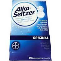 ALKA SELTZER ORIGINAL 116CT* - 58/2PK - 825036