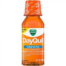 DAYQUIL COLD & FLU 8Z 1CT - COLD & FLU 12/CA - 825041