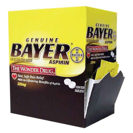 BAYER ASPRIN GENUINE 2PK/50CT - 50CT BOX - 836402
