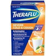 THERAFLU COLD & COUGH NGHT 6PK - 3 PER PACK - 838921