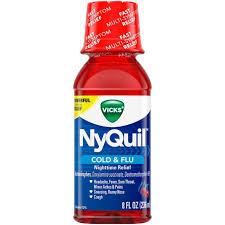 NYQUIL CHERRY COLD FLU 8oz*