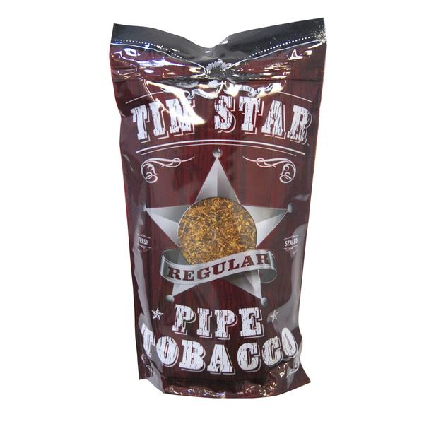 TIN STAR REGULAR 8OZ PIPE TOB - ITEM # TPLRE - 886655