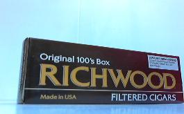 RICHWOOD FC 100 ORIGINAL BOX - RICHWOOD FILTERED CIGARS 100 ORIGINAL BOX  10/20PK - 905867