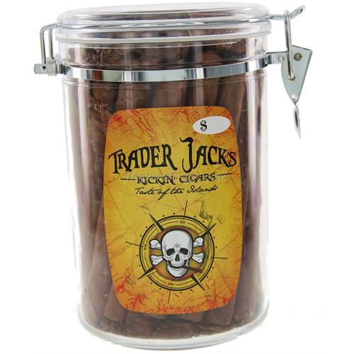 TRADER JACK KICKIN CIGARS 30CT - TRADER JACKS JAR  ITEM# 230500  P&K ITEM # TRJJAR - 909215