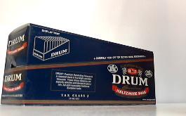 DRUM HALFZWARE SHAG 1.14Z/12CT - DRUM HALFZWARE SHAG POUCH  1.14OZ/12CT  ITEM # DRU - 909930