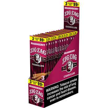 ZIG ZAG CIG 3F99 DR/BRY 3/15PK - DRAGONBERRY - 910530