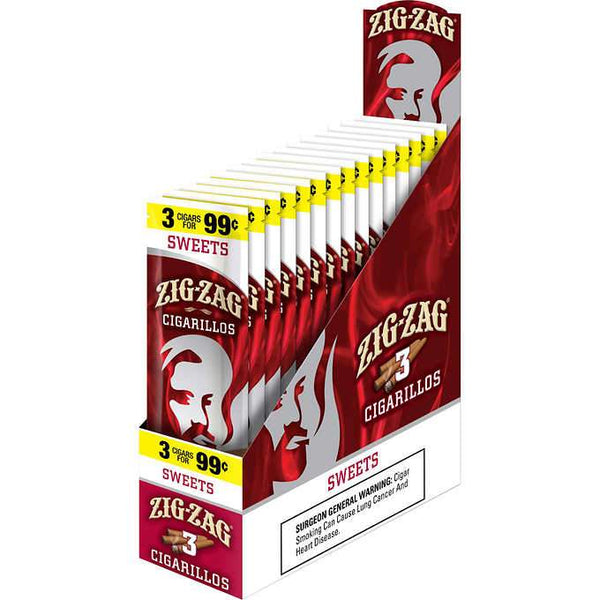 ZIG ZAG CIG 3F99 SWEET 3/15PK - 910571