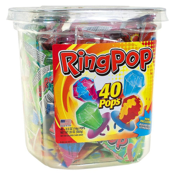 RING POP JAR 44 CT 0.5oz* - 911624