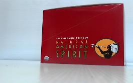 AM SPIRIT PCH RED 6/1.41OZ - 100% ORGANIC TOBACCO POUCH - 913103