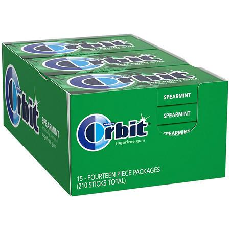 ORBIT SPEARMINT 15CT/14STK* - 14 PIECE / 15CT - 955245