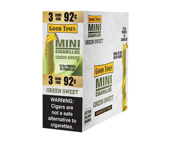 GT 3/92C MINI GRN S 15/3PK 45C - GREEN SWEET - 955682