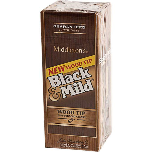 BLACK & MILD 25CT WOODTIP - 958610